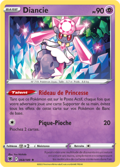 Diancie (Épée et Bouclier Astres Radieux 068)