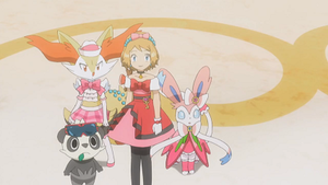 XY113 - Pandespiègle, Roussil et Nymphali de Serena.png