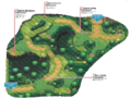Plan de la Route 4 dans Pokémon Soleil et Lune.