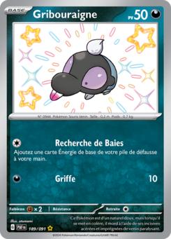 Gribouraigne (Écarlate et Violet Destinées de Paldea 189)