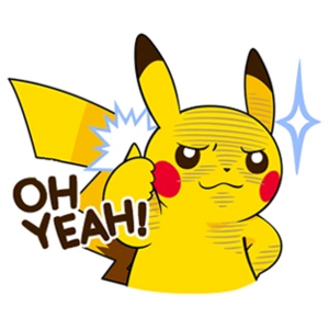 Sticker Pikachu Oh yeah - GO.png