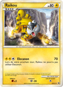 Raikou (Promo HGSS 19)