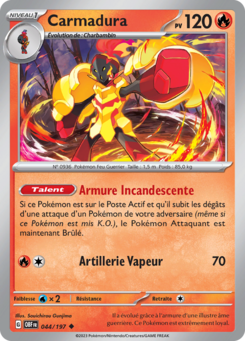 Carmadura (Écarlate et Violet Flammes Obsidiennes 044)