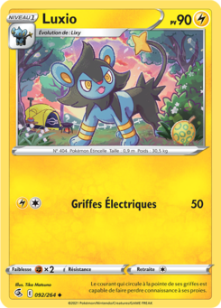 Luxio (Épée et Bouclier Poing de Fusion 092)