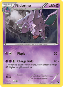 Nidorino (XY Offensive Vapeur 44)