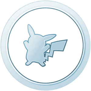 Médaille Fan de Pikachu Argent - GO.png