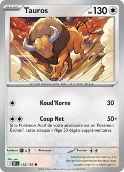 Tauros (Écarlate et Violet Rivalités Destinées 152)