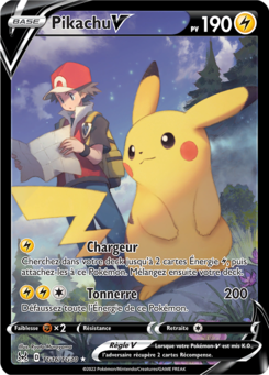 Pikachu-V (Épée et Bouclier Origine Perdue TG16)