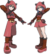 Artwork des Sbires de la Team Magma dans Pokémon Rubis Oméga et Saphir Alpha.