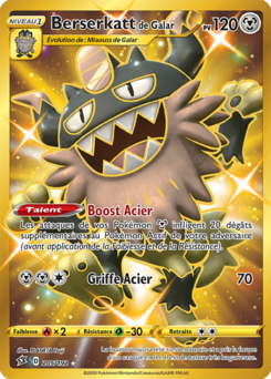 Berserkatt de Galar (Épée et Bouclier Clash des Rebelles 205)