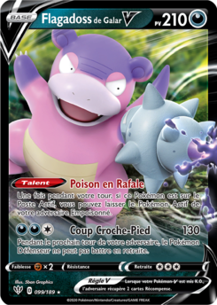 Flagadoss de Galar-V (Épée et Bouclier Ténèbres Embrasées 099)