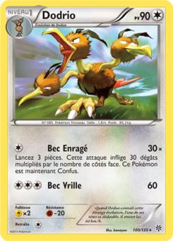 Dodrio (Noir & Blanc Tempête Plasma 100)