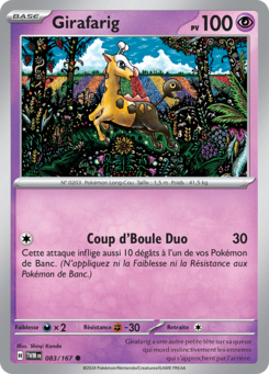 Girafarig (Écarlate et Violet Mascarade Crépusculaire 083)