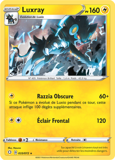 Luxray (Destinées Radieuses 033)