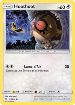 Hoothoot (Soleil et Lune Harmonie des Esprits 165)