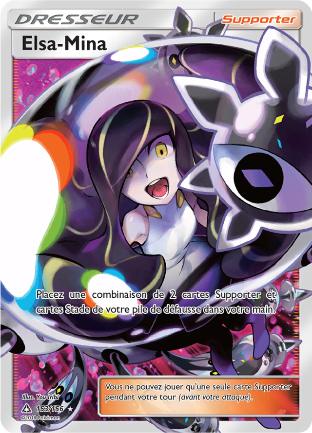 Elsa-Mina (Soleil et Lune Ultra-Prisme 153) — Poképédia
