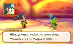 …mais réalisent alors qu'eux aussi on été changés en pierre.