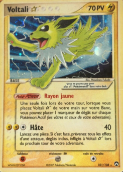 Voltali ☆ (EX Gardiens du Pouvoir 101)