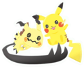 Pikachu et Mimiqui