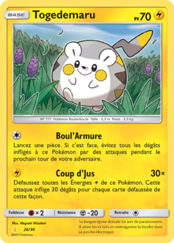 Togedemaru (Soleil et Lune Kit du Dresseur Raichu d'Alola 26)