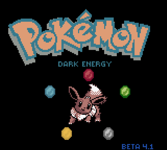 Fichier:Pokémon Dark Energy - écran titre (beta 4.1).png