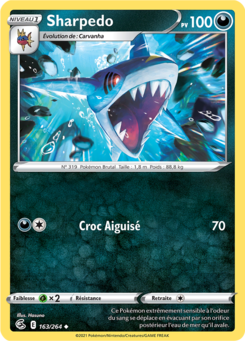 Sharpedo (Épée et Bouclier Poing de Fusion 163)