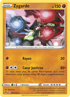 Zygarde (Épée et Bouclier Voltage Éclatant 093)