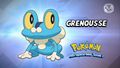 Quel est ce Pokémon ? C'est Grenousse !