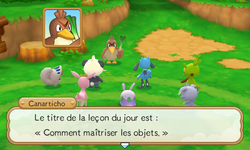 La leçon du jour.