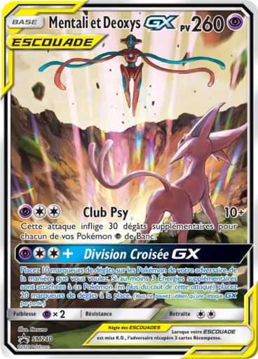 Mentali et Deoxys-GX (Promo SM 240)