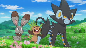 XY089 - Sapereau, Marisson et Luxray de Lem.png