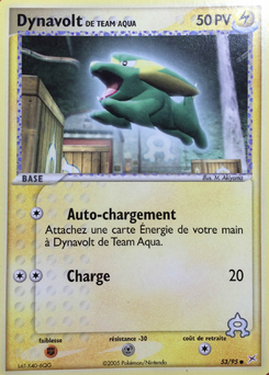 Dynavolt de Team Aqua (EX Team Magma VS Team Aqua 53)