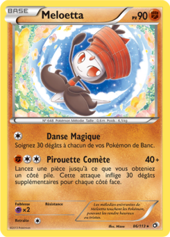Meloetta (Noir & Blanc Trésors Légendaires 86)