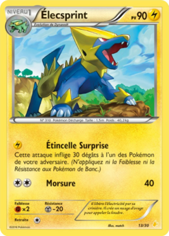 Élecsprint (XY Kit du Dresseur Pikachu Catcheur 13)