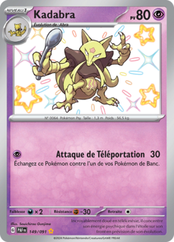 Kadabra (Écarlate et Violet Destinées de Paldea 149)