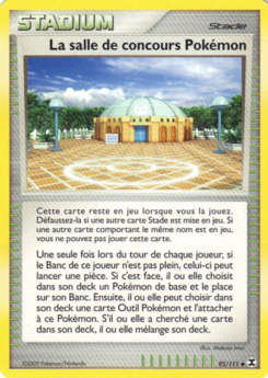 La salle de concours Pokémon (Platine Rivaux Émergeants 93)