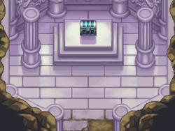 La salle du trésor de la Caverne de l'Est.