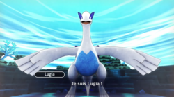 Les compères face à Lugia.