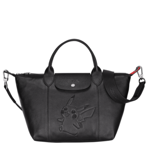 Longchamp Sac à main noir avant.png