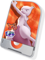 Permis Unité de Méga-Mewtwo Y avec l'icône « EX ».