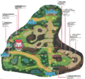 Plan de la Route 5 dans Pokémon Soleil et Lune.
