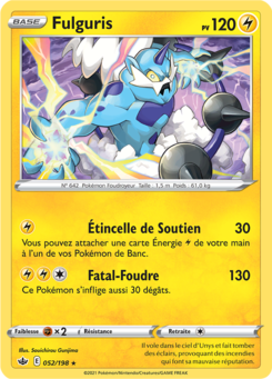 Fulguris (Épée et Bouclier Règne de Glace 052)