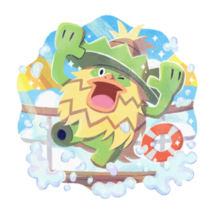 Sticker Toujours en avant (Ludicolo) - GO.png