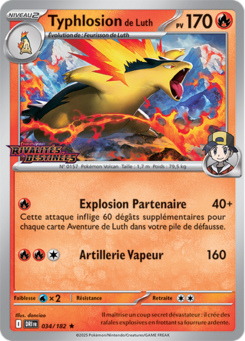 Typhlosion de Luth (Écarlate et Violet Rivalités Destinées 034)