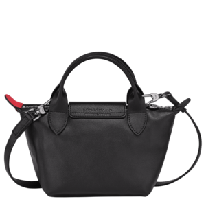 Longchamp Petit sac à main noir arrière.png