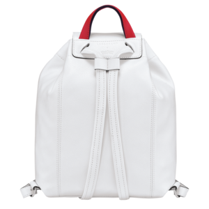 Longchamp Sac à dos blanc arrière.png