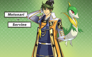 Pokémon Conquest - Motonari et Lianaja.png