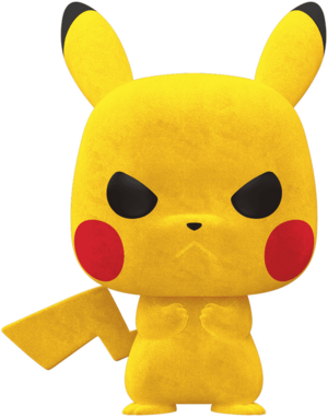 Figurine Pikachu-3 (Flocked) POP.png