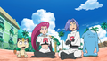 Miaouss (Team Rocket) et Qulbutoké (de Jessie)