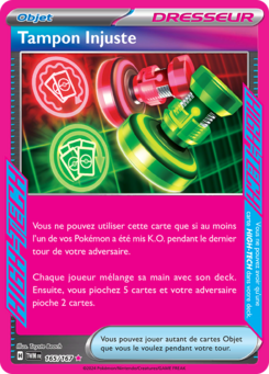 Tampon Injuste (Écarlate et Violet Mascarade Crépusculaire 165)